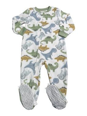 Carter’s Baby Dinosaur Fleece Sleeper 24M Footed Pajamas